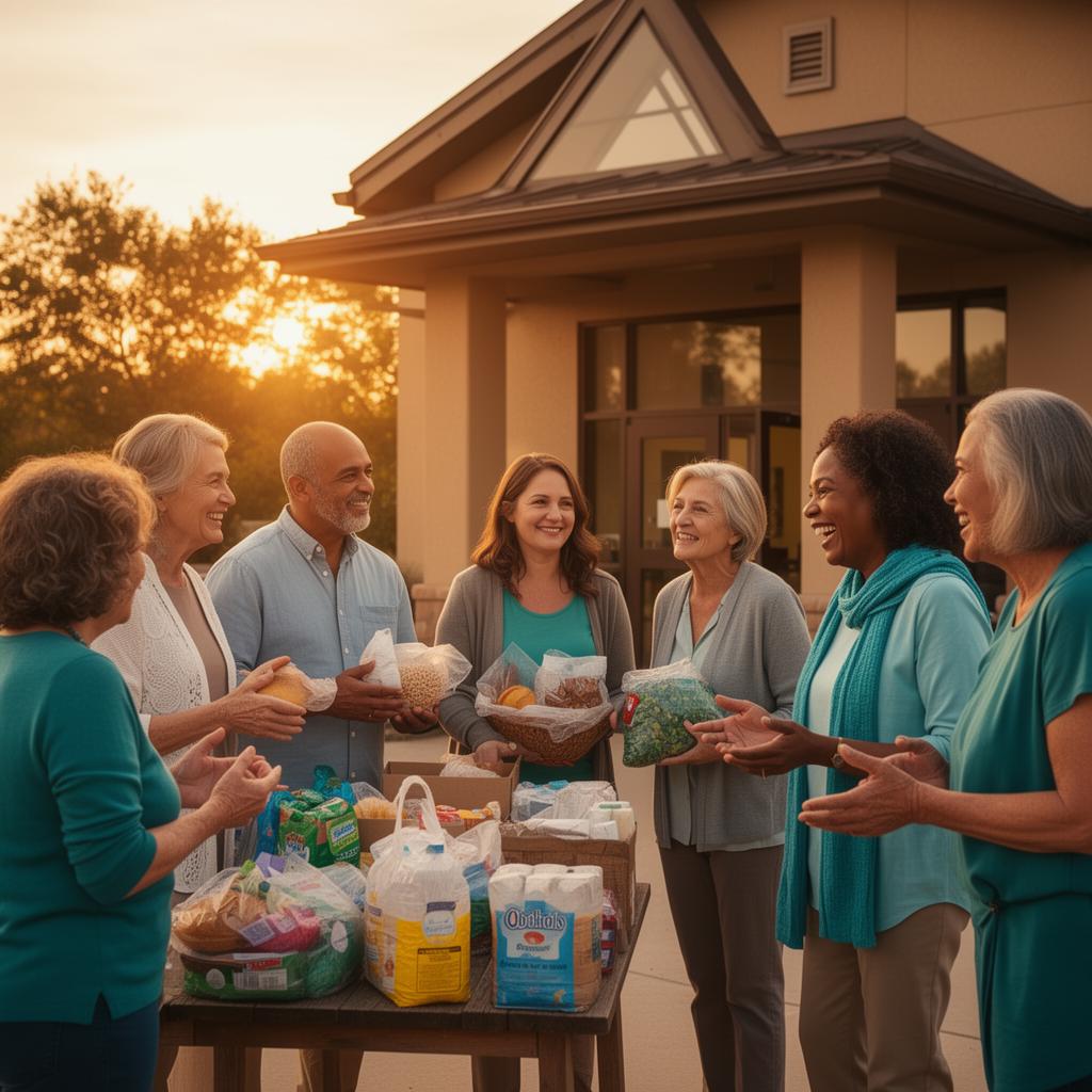 Community hub gathering